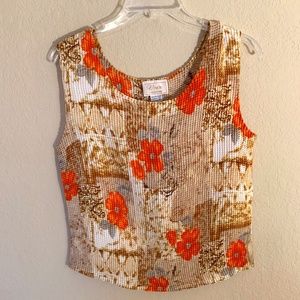 Voir Collection Women's Stretch Floral Shell Med